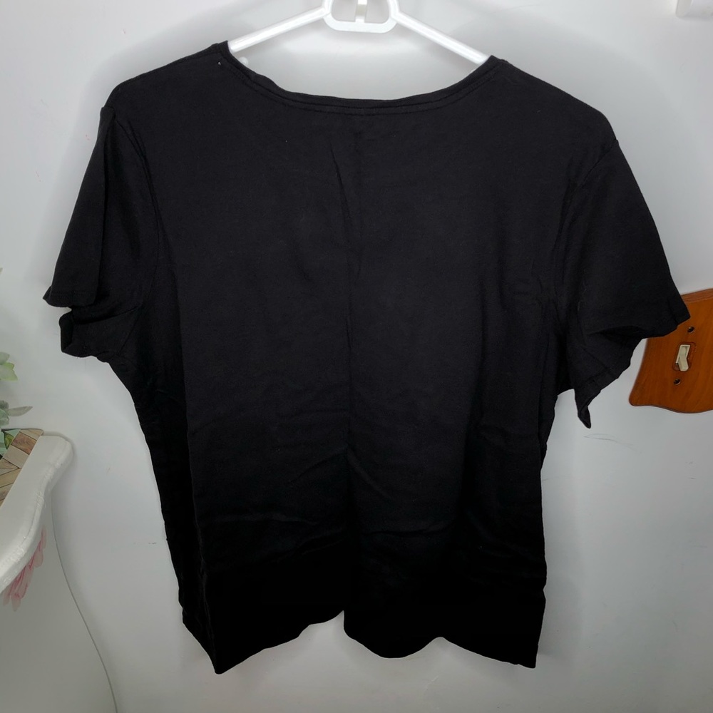 Croft & Barrow “The Classic” Black Tee XXL - Picture 4 of 5